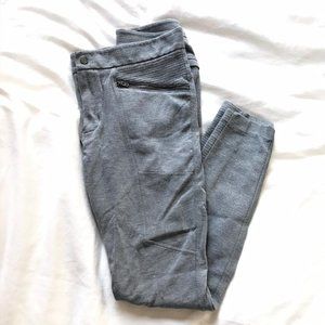 Athleta Grey Ponte Moto 2.0 Activewear Bottoms